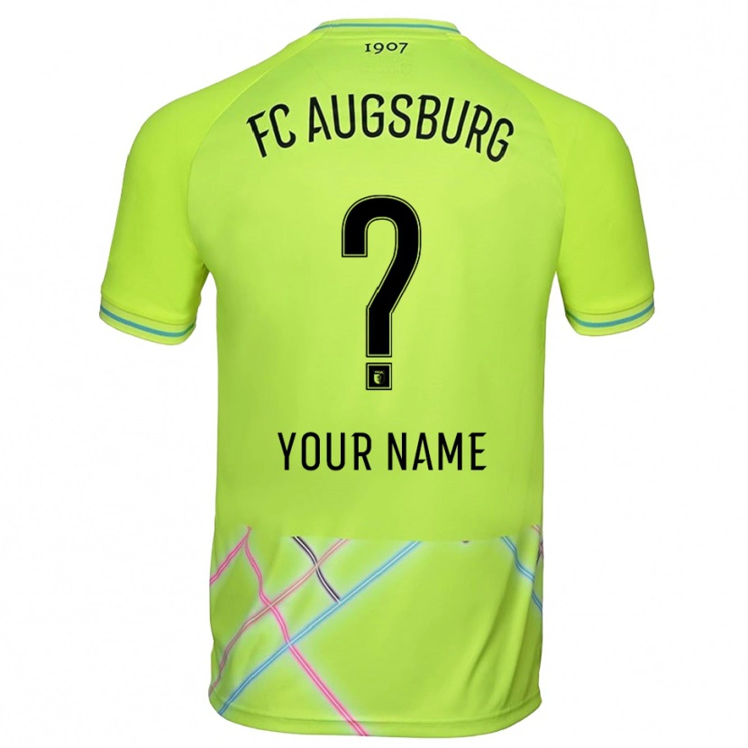 Danxen Kinder FC Augsburg Grün Gelb Schwarz Trikot Torwarttrikot 2025/26