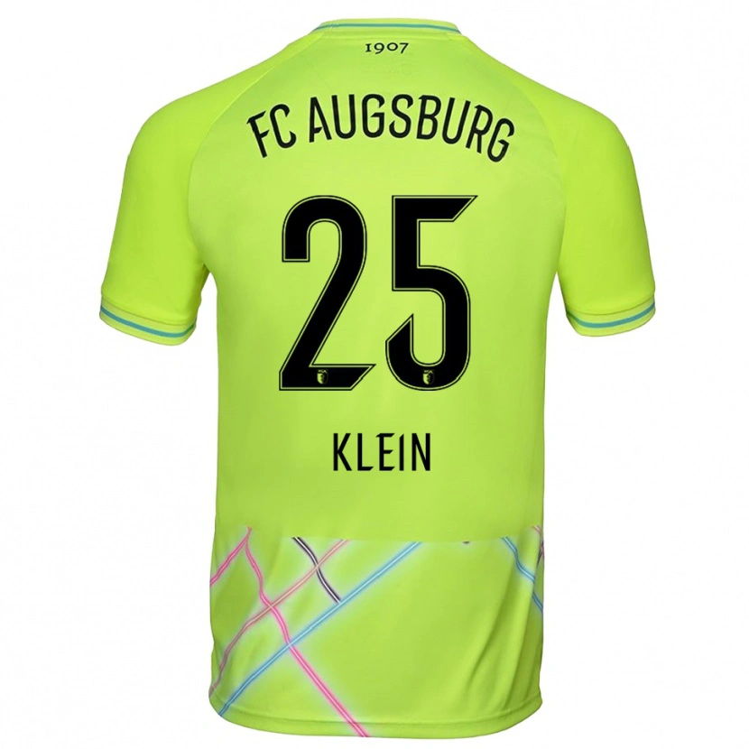 Danxen Kinder Daniel Klein #25 Trikot Grün Gelb Schwarz Torwarttrikot 2025/26