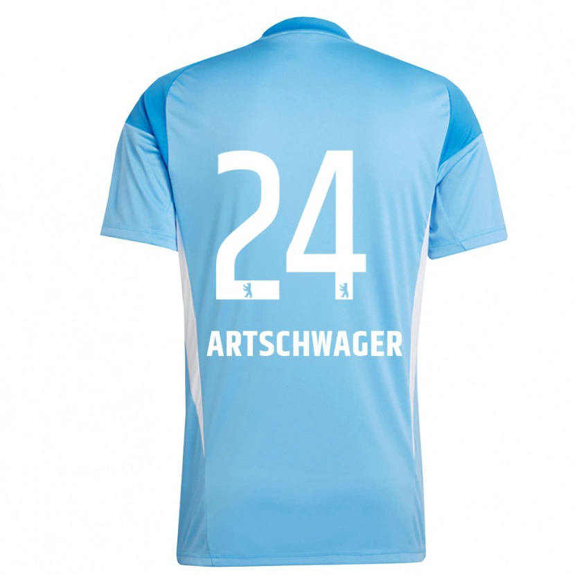 Danxen Kinder Finn Artschwager #24 Trikot Blau Schwarz Torwarttrikot 2025/26