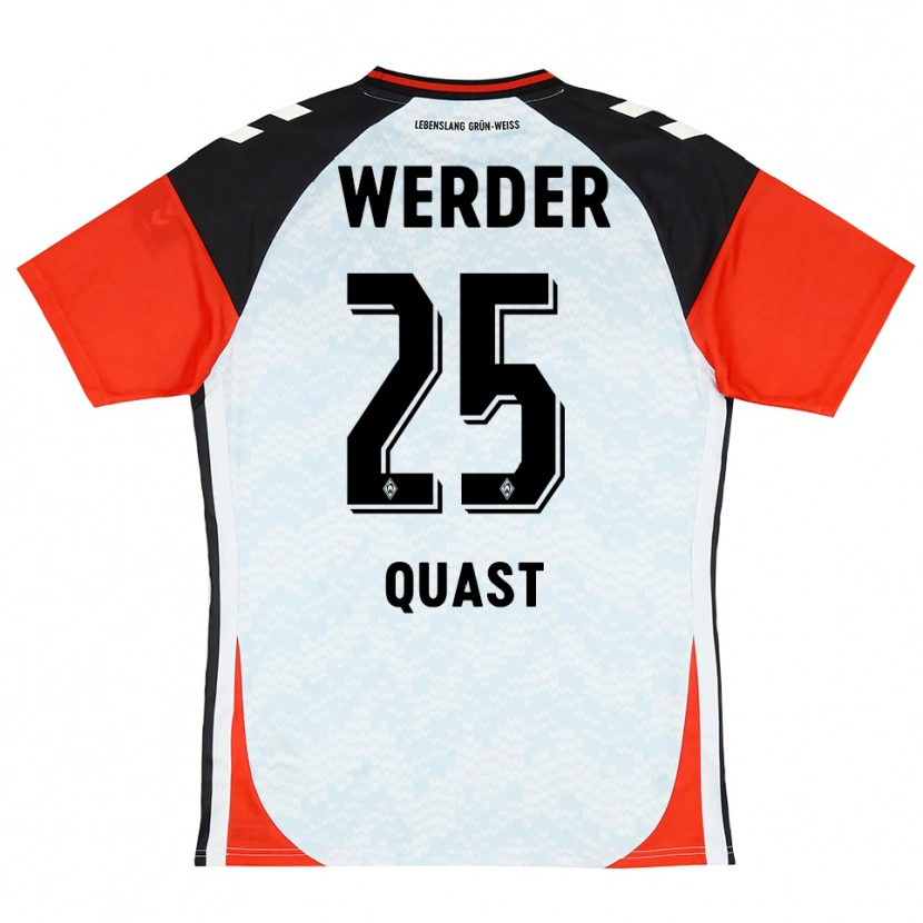 Danxen Kinder Soenke Quast #25 Trikot Schwarz Rot Gelb Torwarttrikot 2025/26