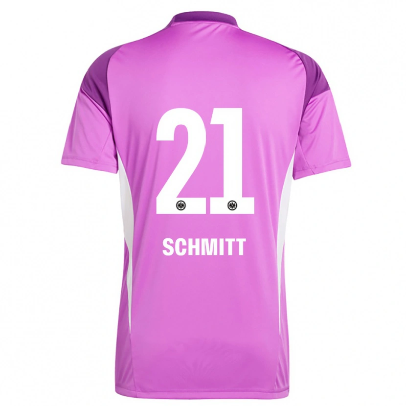 Danxen Kinder Joshua Schmitt #21 Trikot Flieder Weiß Torwarttrikot 2025/26