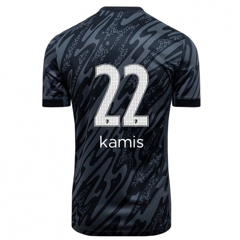 Danxen Kinder Marcel Kamis #22 Trikot Schwarz Weiß Torwarttrikot 2025/26