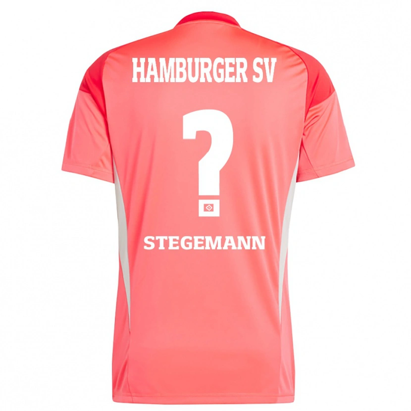 Danxen Kinder Jean-Pierre Stegemann #0 Trikot Rot Orange Torwarttrikot 2025/26