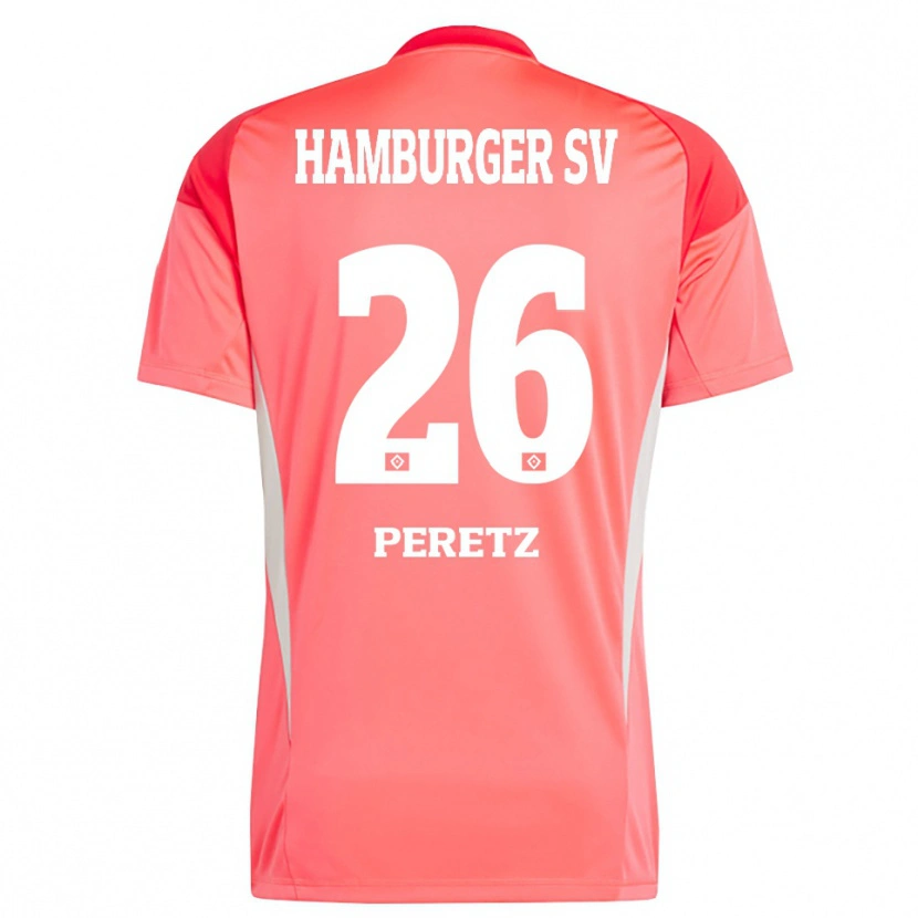 Danxen Kinder Daniel Peretz #26 Trikot Rot Orange Torwarttrikot 2025/26