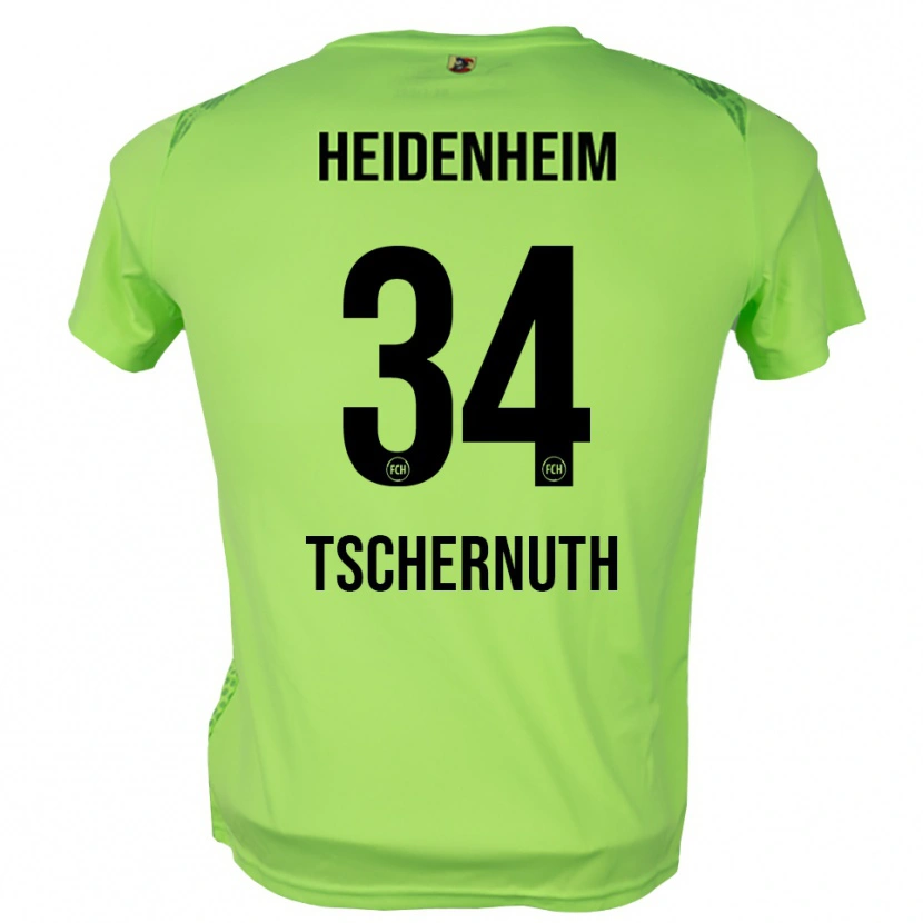 Danxen Kinder Paul Tschernuth #34 Trikot Blassgrün Torwarttrikot 2025/26