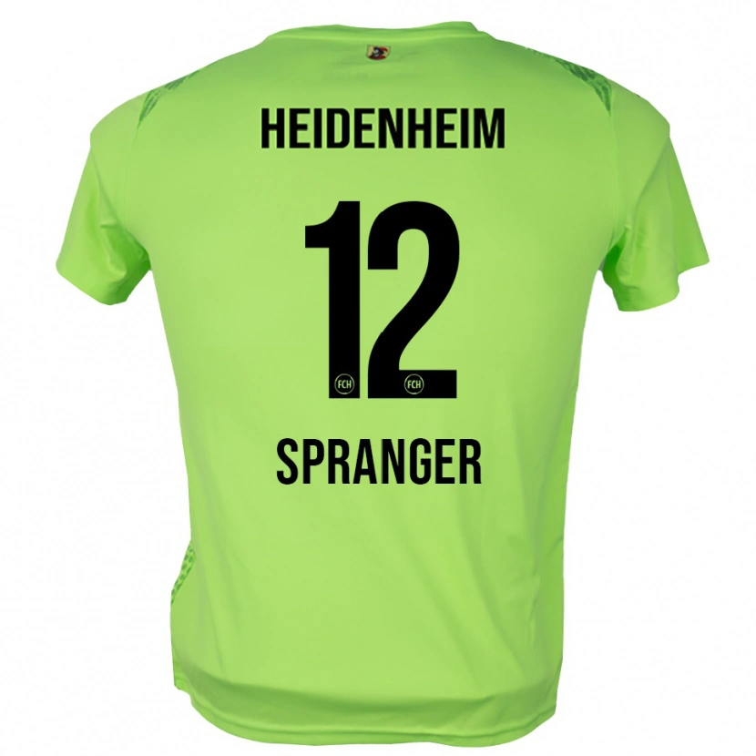 Danxen Kinder Luke Spranger #12 Trikot Blassgrün Torwarttrikot 2025/26