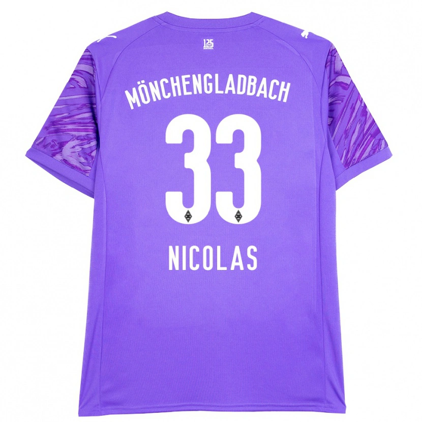 Danxen Kinder Moritz Nicolas #33 Trikot Flieder Weiß Torwarttrikot 2025/26