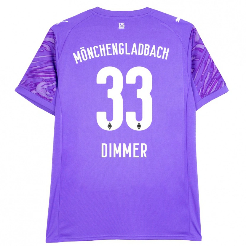 Danxen Kinder Florian Dimmer #33 Trikot Flieder Weiß Torwarttrikot 2025/26