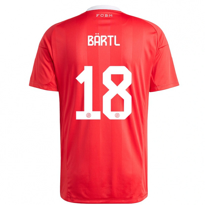 Danxen Kinder Jannis Bärtl #18 Trikot Rot Weiß Torwarttrikot 2025/26