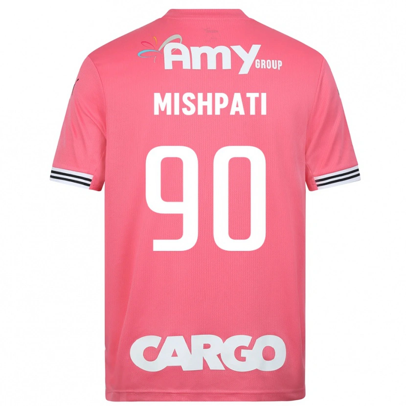 Danxen Kinder Roi Mishpati #90 Trikot Pink Weiß Torwarttrikot 2025/26
