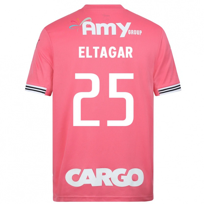 Danxen Kinder Barak Eltagar #25 Trikot Pink Weiß Torwarttrikot 2025/26