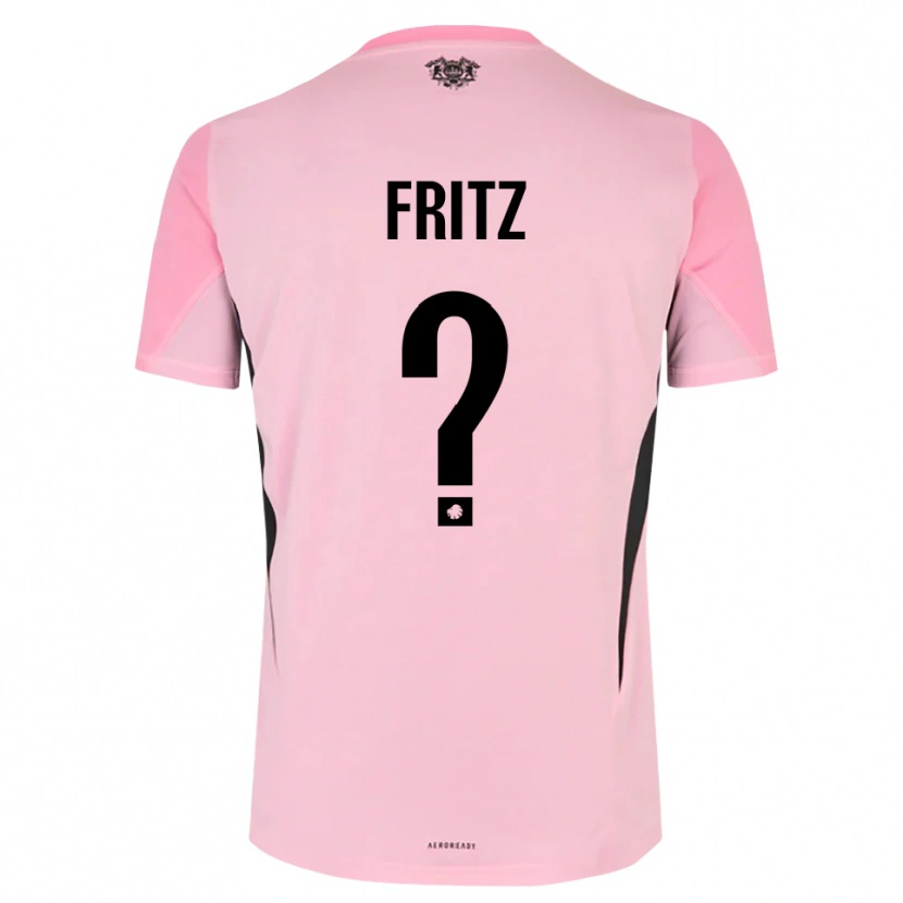 Danxen Kinder Gustav Fritz #0 Trikot Pink Schwarz Torwarttrikot 2025/26