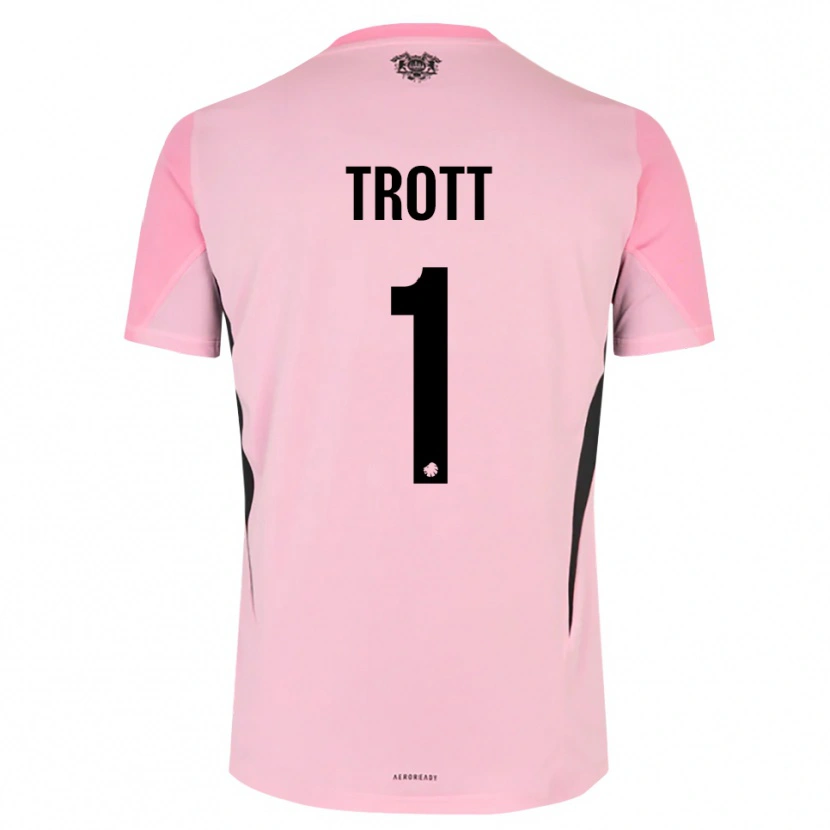 Danxen Kinder Nathan Trott #1 Trikot Pink Schwarz Torwarttrikot 2025/26