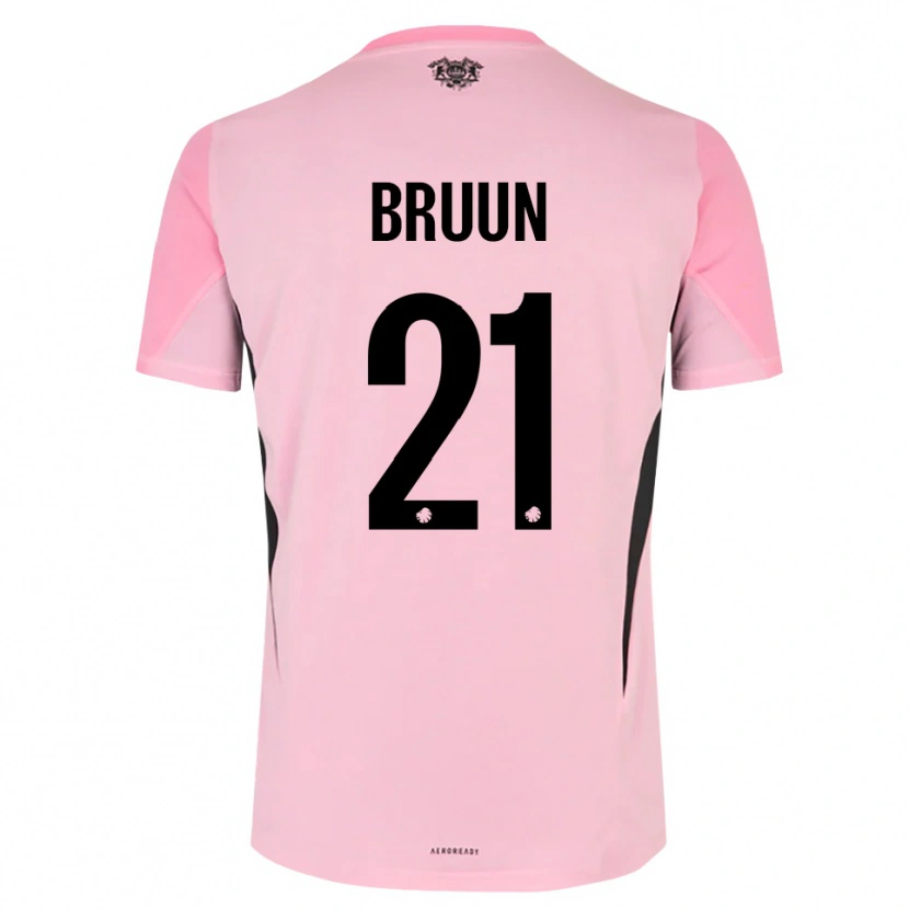 Danxen Kinder Alfred Bruun #21 Trikot Pink Schwarz Torwarttrikot 2025/26
