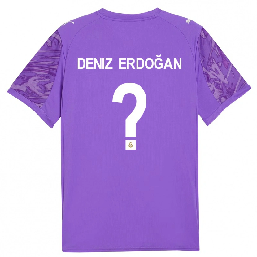 Danxen Kinder Ali Deniz Erdoğan #0 Trikot Lila Weiß Torwarttrikot 2025/26