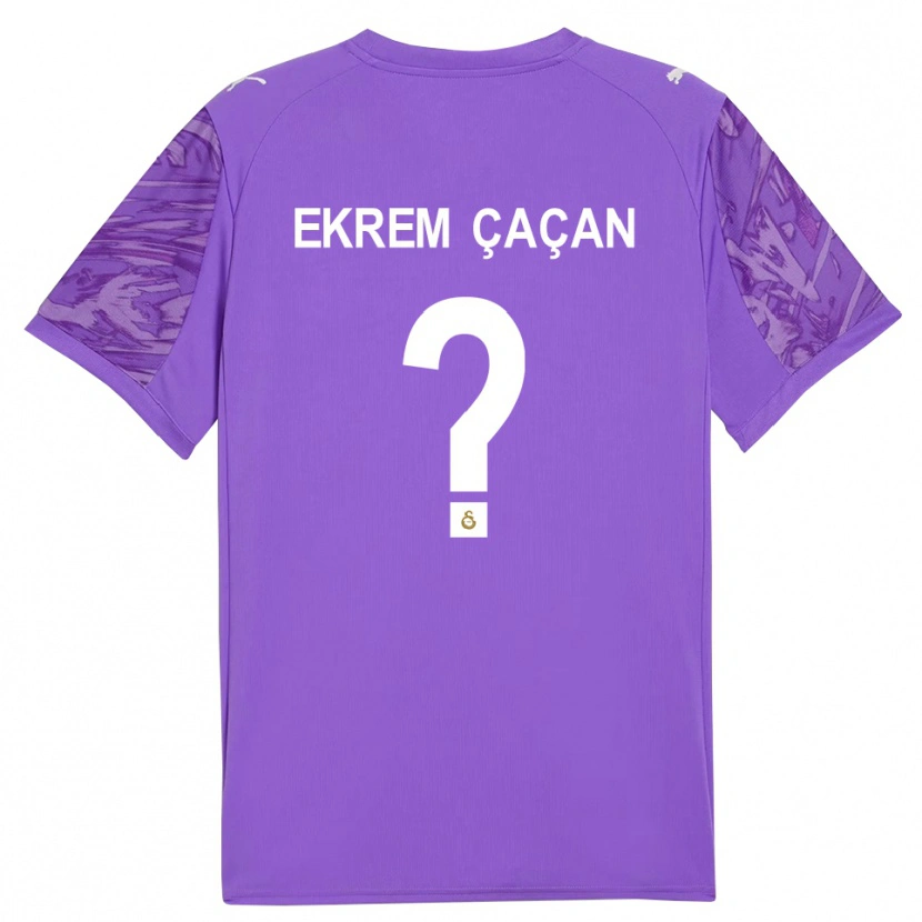 Danxen Kinder Yağız Ekrem Çaçan #0 Trikot Lila Weiß Torwarttrikot 2025/26