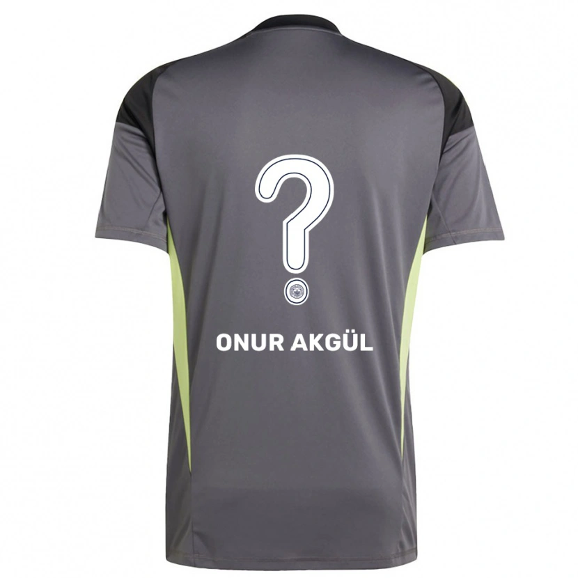 Danxen Kinder Rüzgar Onur Akgül #0 Trikot Dunkelgrau Schwarz Torwarttrikot 2025/26