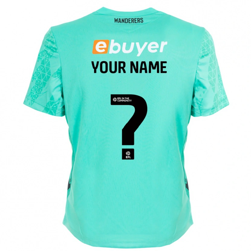 Danxen Herren Bolton Wanderers Aqua Schwarz Trikot Torwarttrikot 2025/26