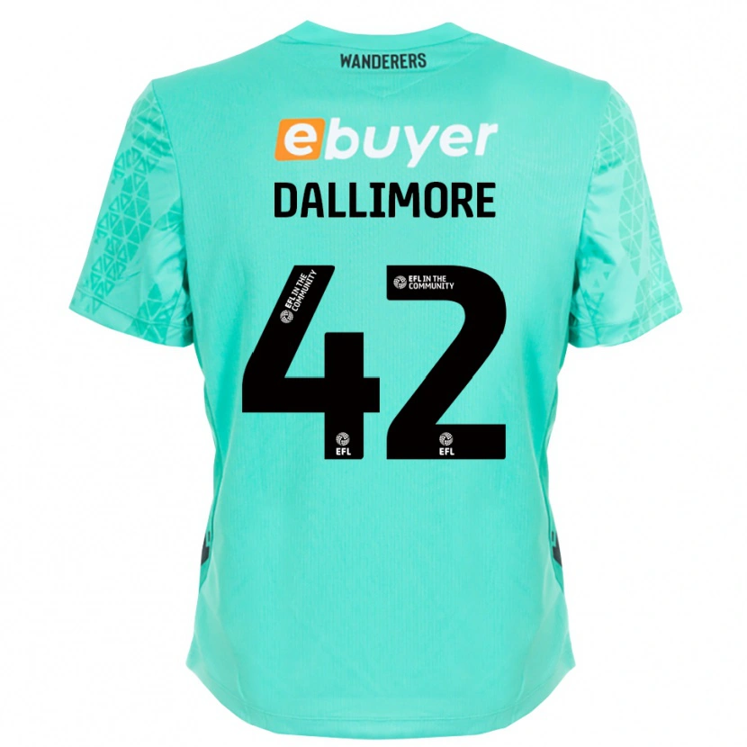 Danxen Herren Jack Dallimore #42 Trikot Aqua Schwarz Torwarttrikot 2025/26