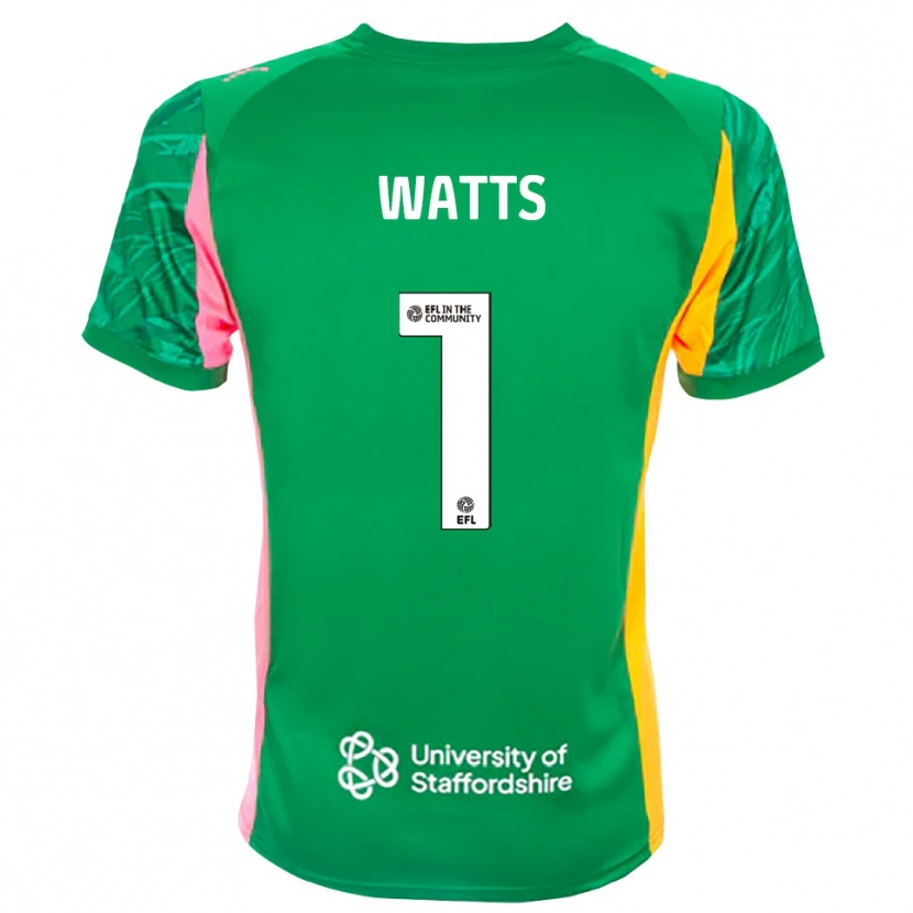 Danxen Herren Connie Watts #1 Trikot Grün Rosa Orange Torwarttrikot 2025/26