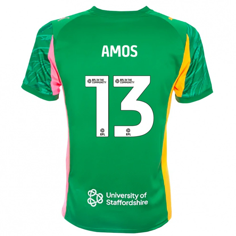 Danxen Herren Ben Amos #13 Trikot Grün Rosa Orange Torwarttrikot 2025/26