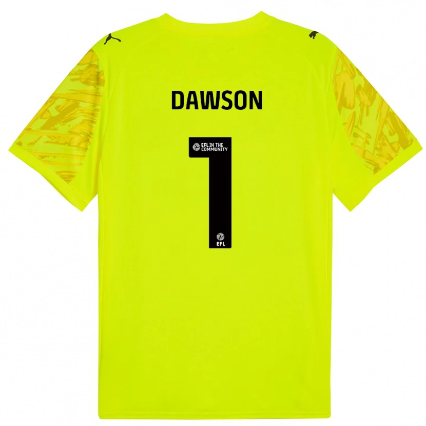 Danxen Herren Cameron Dawson #1 Trikot Fluoreszierendes Grün Schwarz Torwarttrikot 2025/26