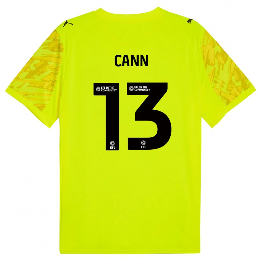 Danxen Herren Ted Cann #13 Trikot Fluoreszierendes Grün Schwarz Torwarttrikot 2025/26
