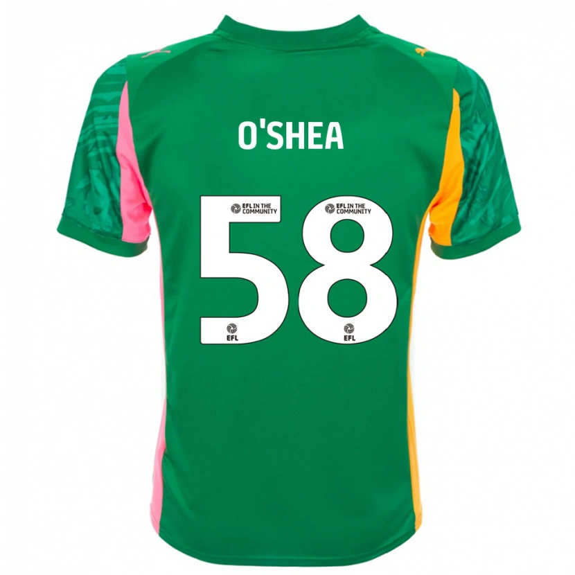 Danxen Herren Cian O'Shea #58 Trikot Grün Rosa Weiß Torwarttrikot 2025/26
