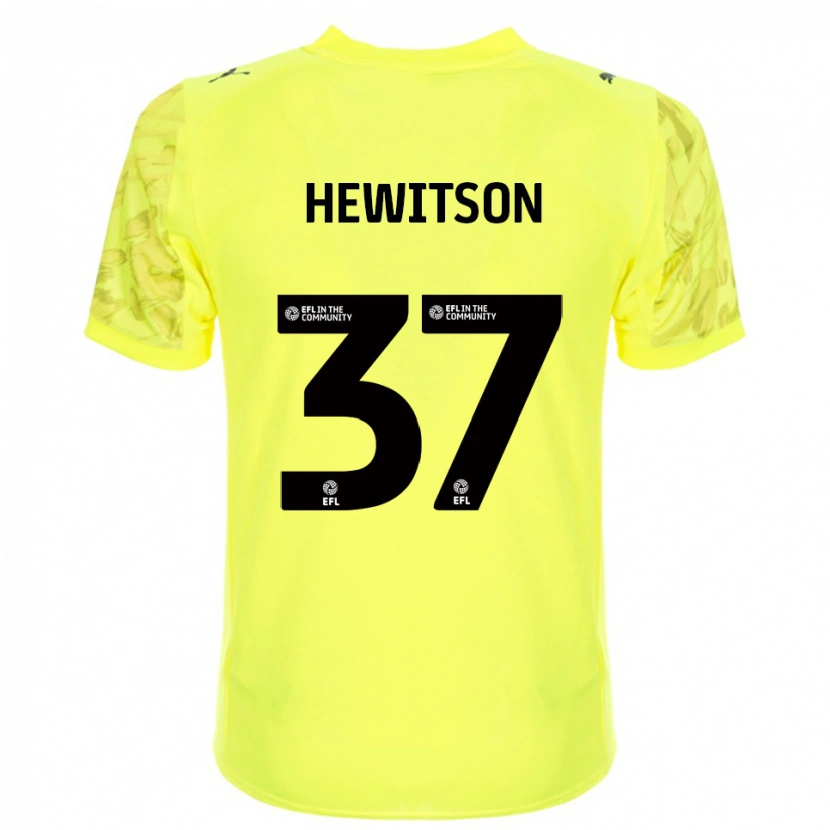 Danxen Herren Luke Hewitson #37 Trikot Gelb Schwarz Torwarttrikot 2025/26