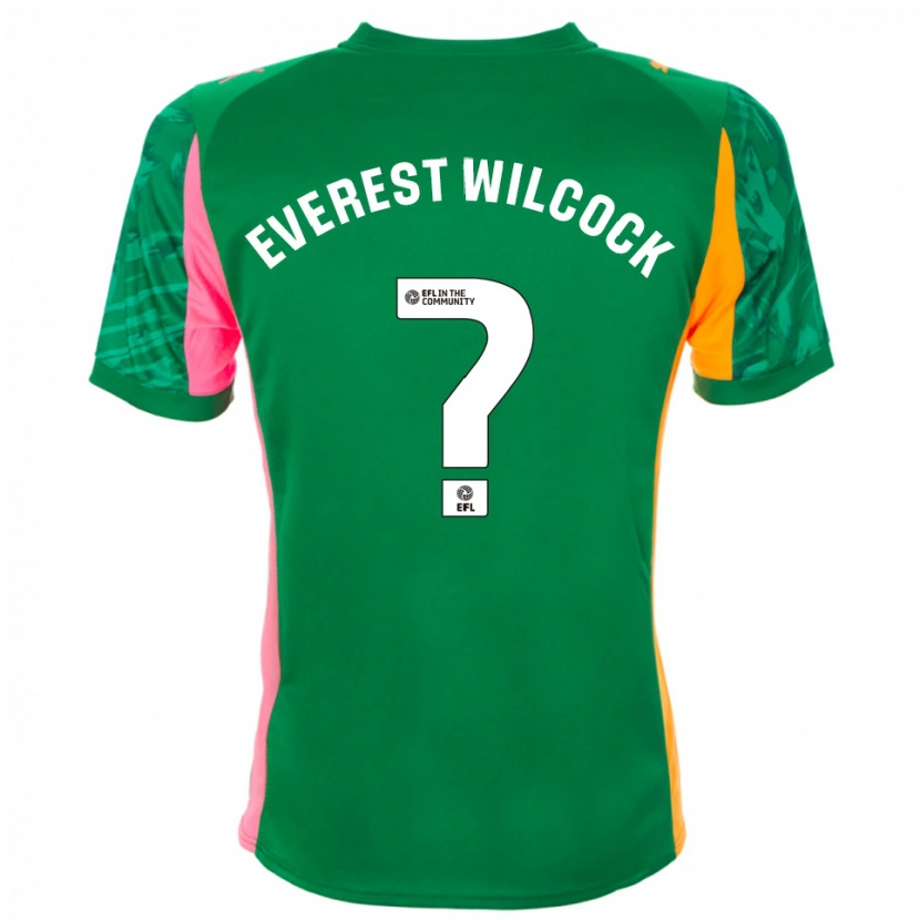 Danxen Herren Tom Everest Wilcock #0 Trikot Grün Rosa Orange Torwarttrikot 2025/26