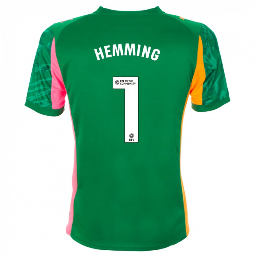 Danxen Herren Zach Hemming #1 Trikot Grün Rosa Orange Torwarttrikot 2025/26