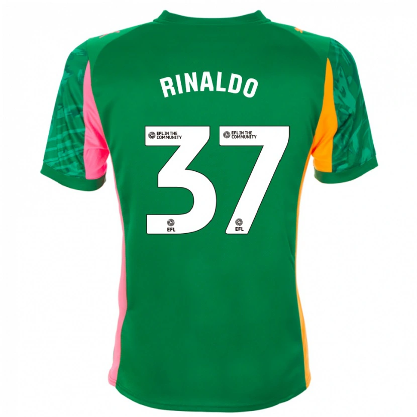 Danxen Herren Ashton Rinaldo #37 Trikot Grün Rosa Orange Torwarttrikot 2025/26