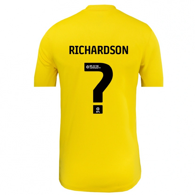 Danxen Herren Dani Richardson #0 Trikot Gelb Schwarz Torwarttrikot 2025/26