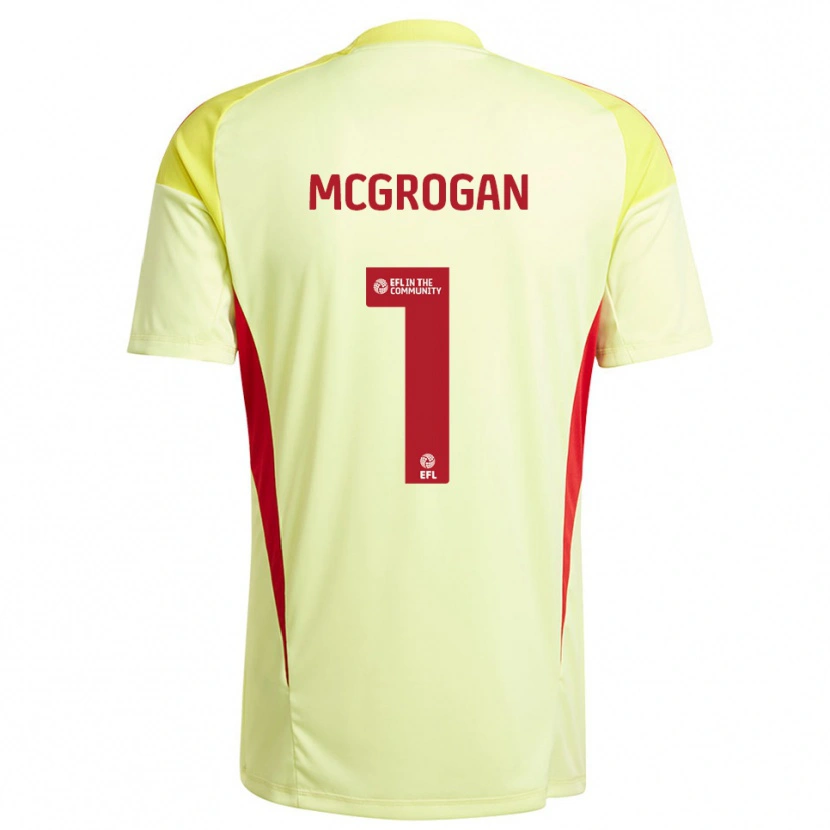 Danxen Herren Emily Mcgrogan #1 Trikot Blassgelb Torwarttrikot 2025/26