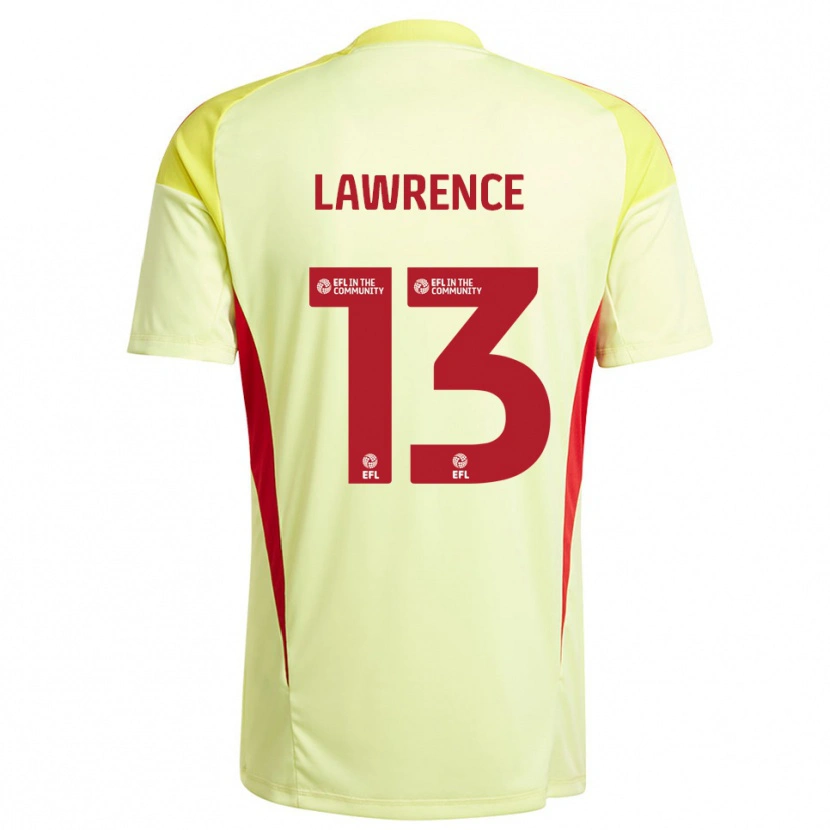 Danxen Herren Charlie Lawrence #13 Trikot Blassgelb Torwarttrikot 2025/26
