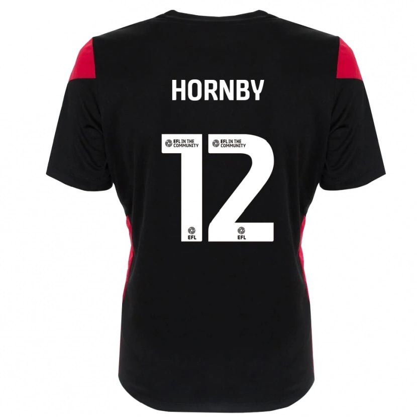Danxen Herren Sam Hornby #12 Trikot Schwarz Weiß Torwarttrikot 2025/26