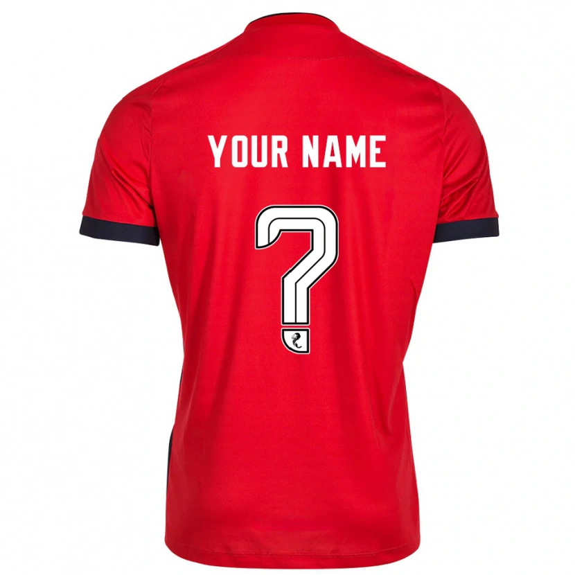 Danxen Herren Dundee FC Rot Weiß Trikot Torwarttrikot 2025/26