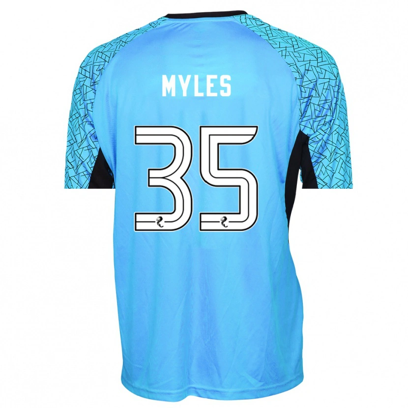Danxen Herren Evan Myles #35 Trikot Blau Schwarz Torwarttrikot 2025/26