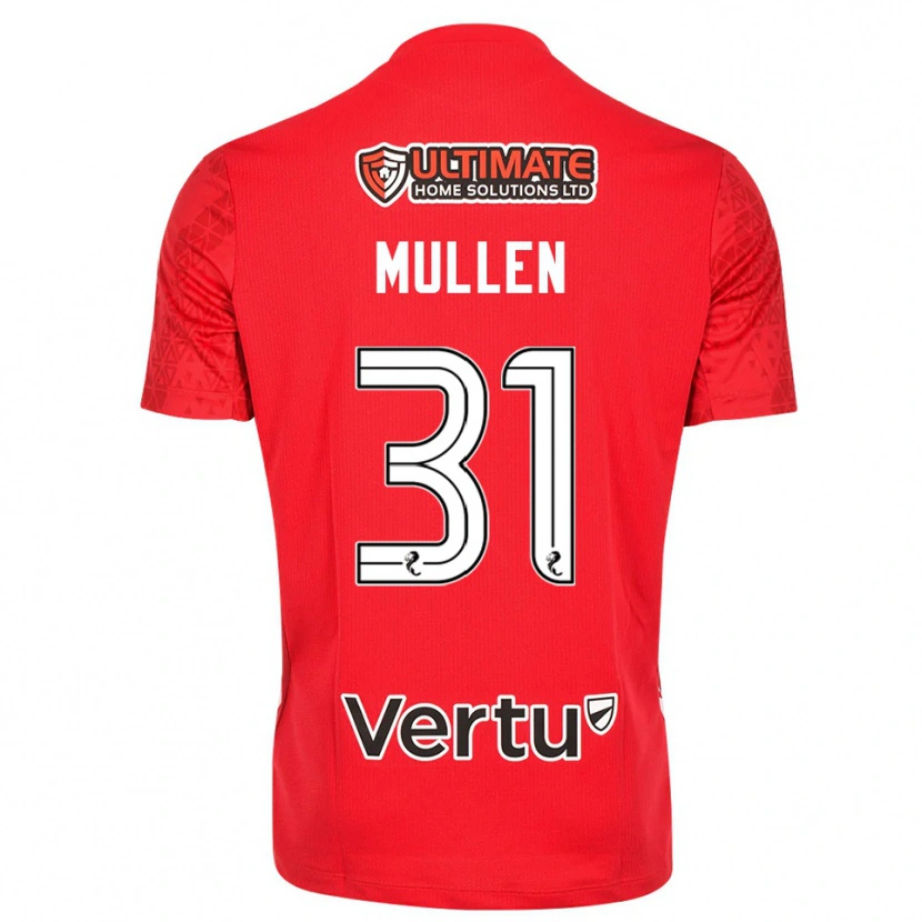 Danxen Herren Ryan Mullen #31 Trikot Rot Weiß Torwarttrikot 2025/26