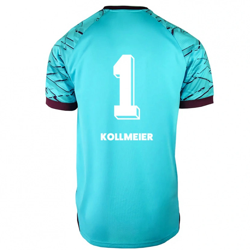 Danxen Herren Anton Kollmeier #1 Trikot Himmelblau Lila Torwarttrikot 2025/26