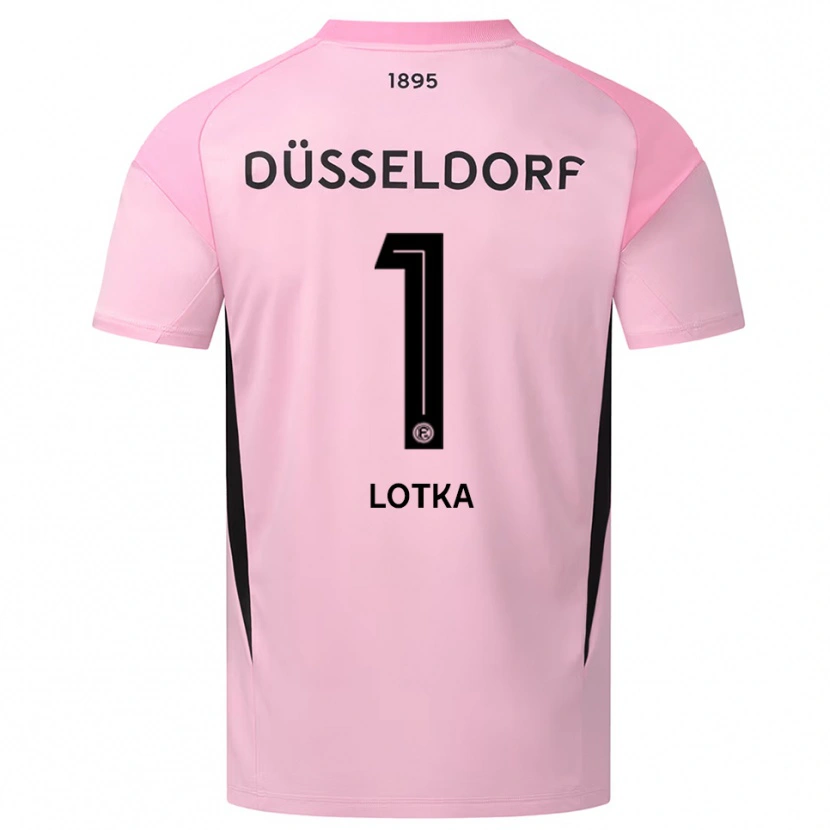 Danxen Herren Marcel Lotka #1 Trikot Rosa Schwarz Torwarttrikot 2025/26