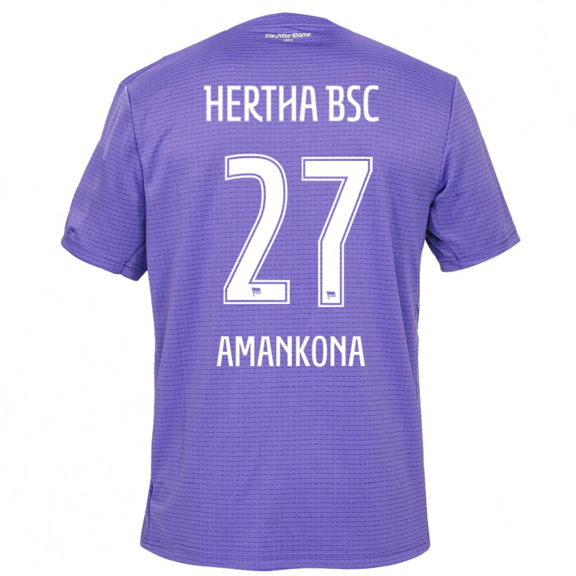 Danxen Herren Nash-Daniel Amankona #27 Trikot Lila Weiß Torwarttrikot 2025/26