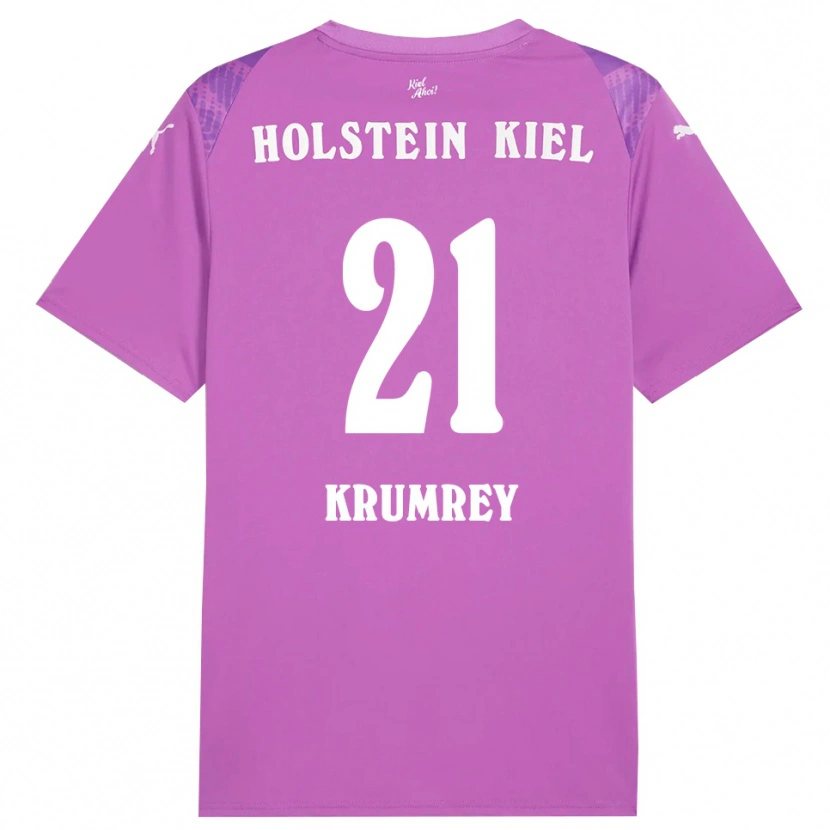 Danxen Herren Jonas Krumrey #21 Trikot Lila Weiß Torwarttrikot 2025/26