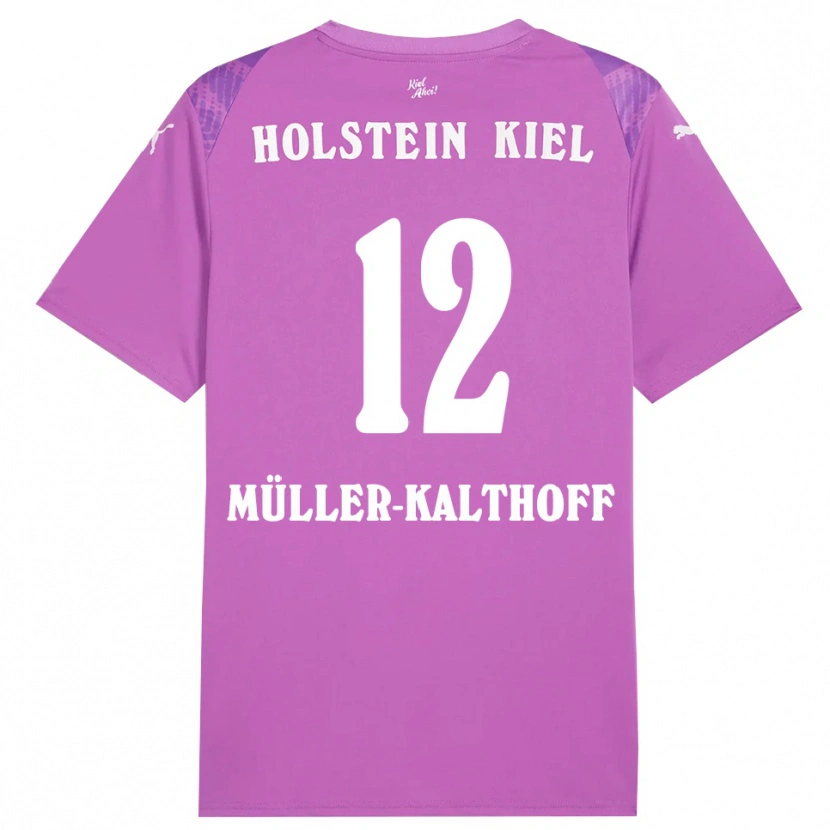 Danxen Herren Henrie Müller-Kalthoff #12 Trikot Lila Weiß Torwarttrikot 2025/26