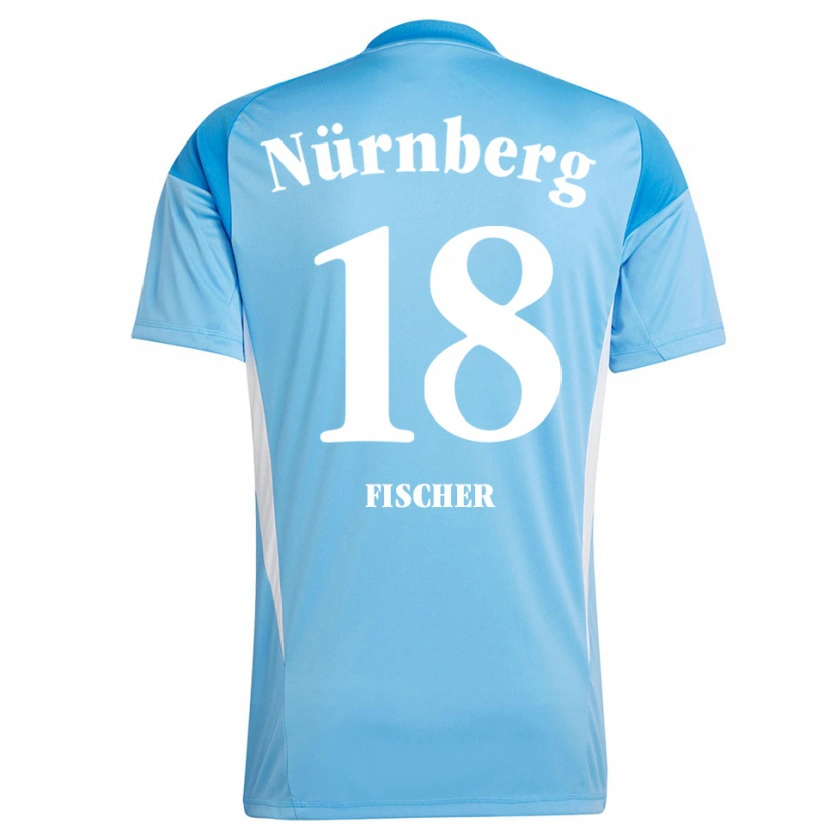 Danxen Herren Jonas Fischer #18 Trikot Hellblau Weiß Torwarttrikot 2025/26