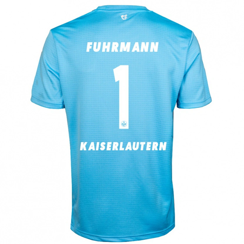 Danxen Herren Lasse Fuhrmann #1 Trikot Hellblau Weiß Torwarttrikot 2025/26