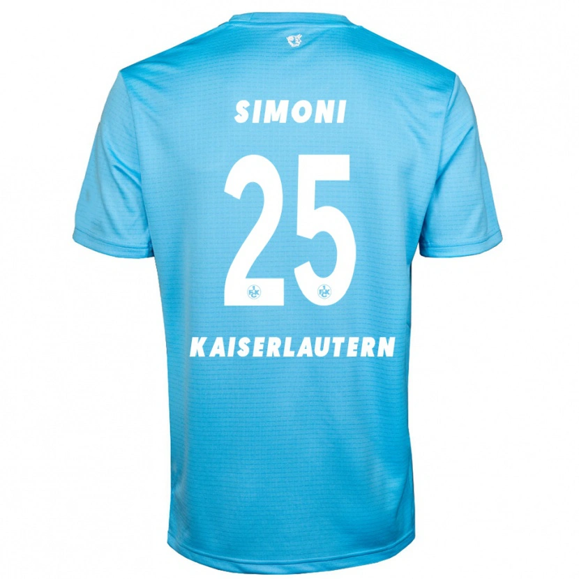 Danxen Herren Simon Simoni #25 Trikot Hellblau Weiß Torwarttrikot 2025/26
