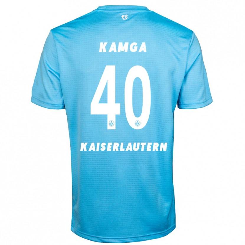 Danxen Herren Enis Kamga #40 Trikot Hellblau Weiß Torwarttrikot 2025/26