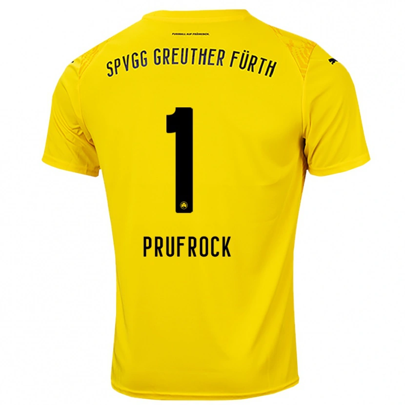 Danxen Herren Silas Prüfrock #1 Trikot Gelb Schwarz Torwarttrikot 2025/26