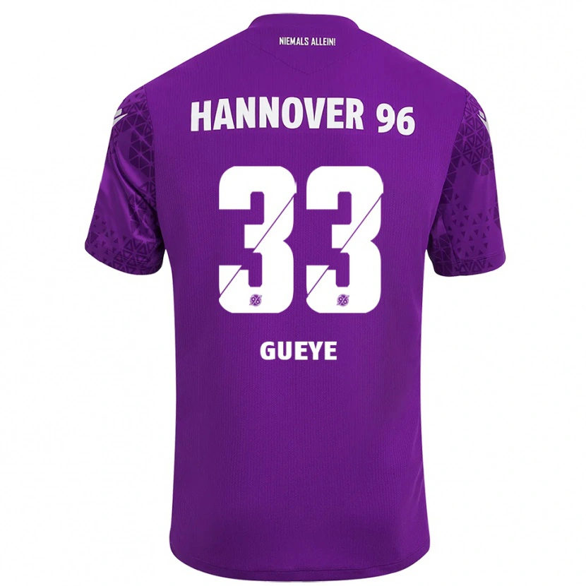 Danxen Herren Abdoulaye Gueye #33 Trikot Lila Weiß Torwarttrikot 2025/26